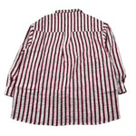 Dou Dou Camicia Tinta Unita con Fantasia A Righe per Bambina DW5P30XXX BIANCO DOU DOU 