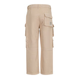 Dou Dou Pantalone Modello Cargo Tinta Unita per Bambina DW6P30 BEIGE DOU DOU 