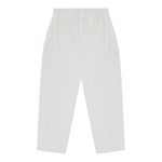 Dou Dou Pantalone Tinta Unita con Elastico In Vita per Bambina DW6P61 BIANCO DOU DOU 