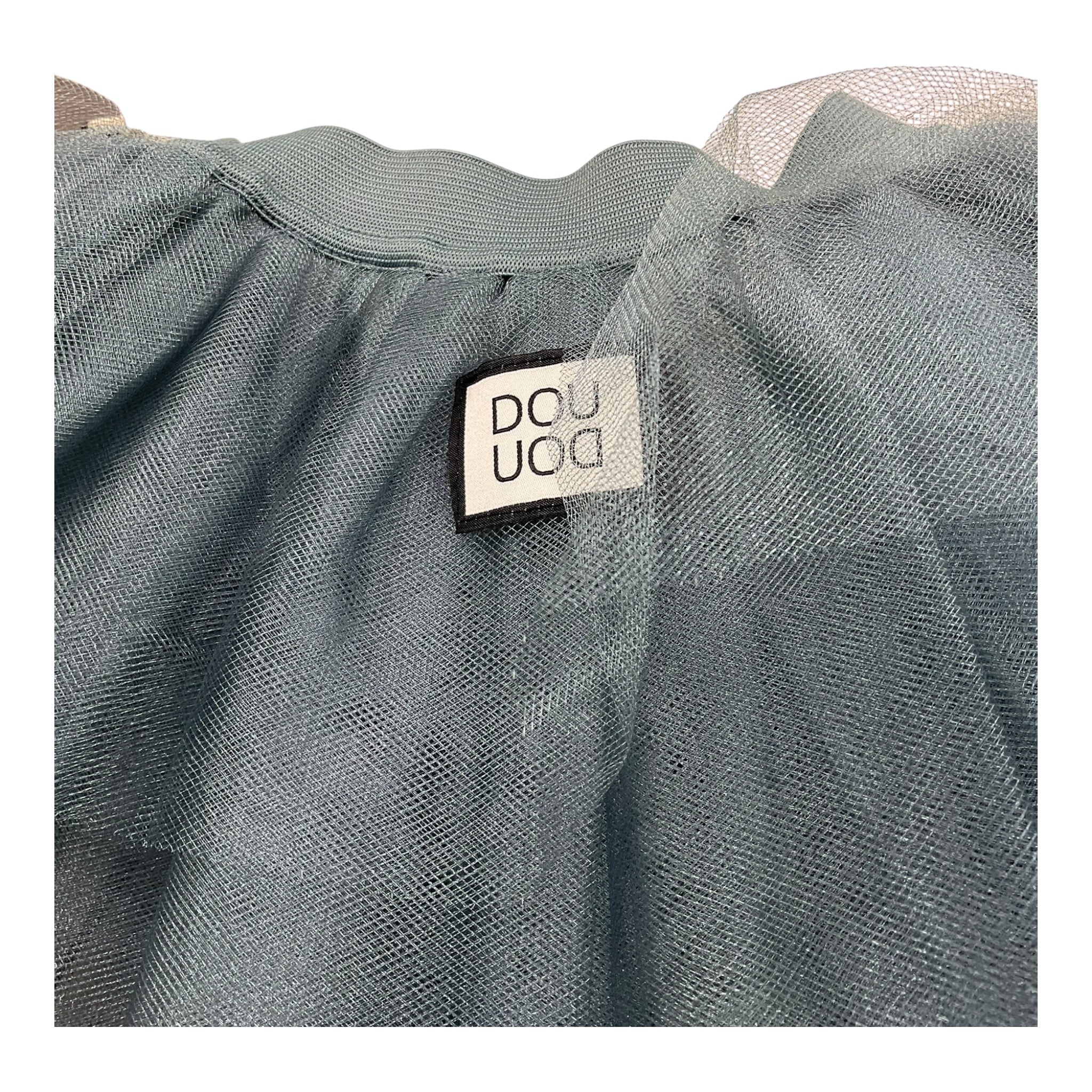 Dou Dou Gonna Tinta Unita In Tulle per Bambina DW7A51 VERDE DOU DOU 