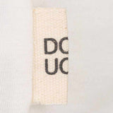 Dou Dou T-Shirt Girocollo Tinta Unita con Stampa per Bambino DW8P21 BIANCO DOU DOU 