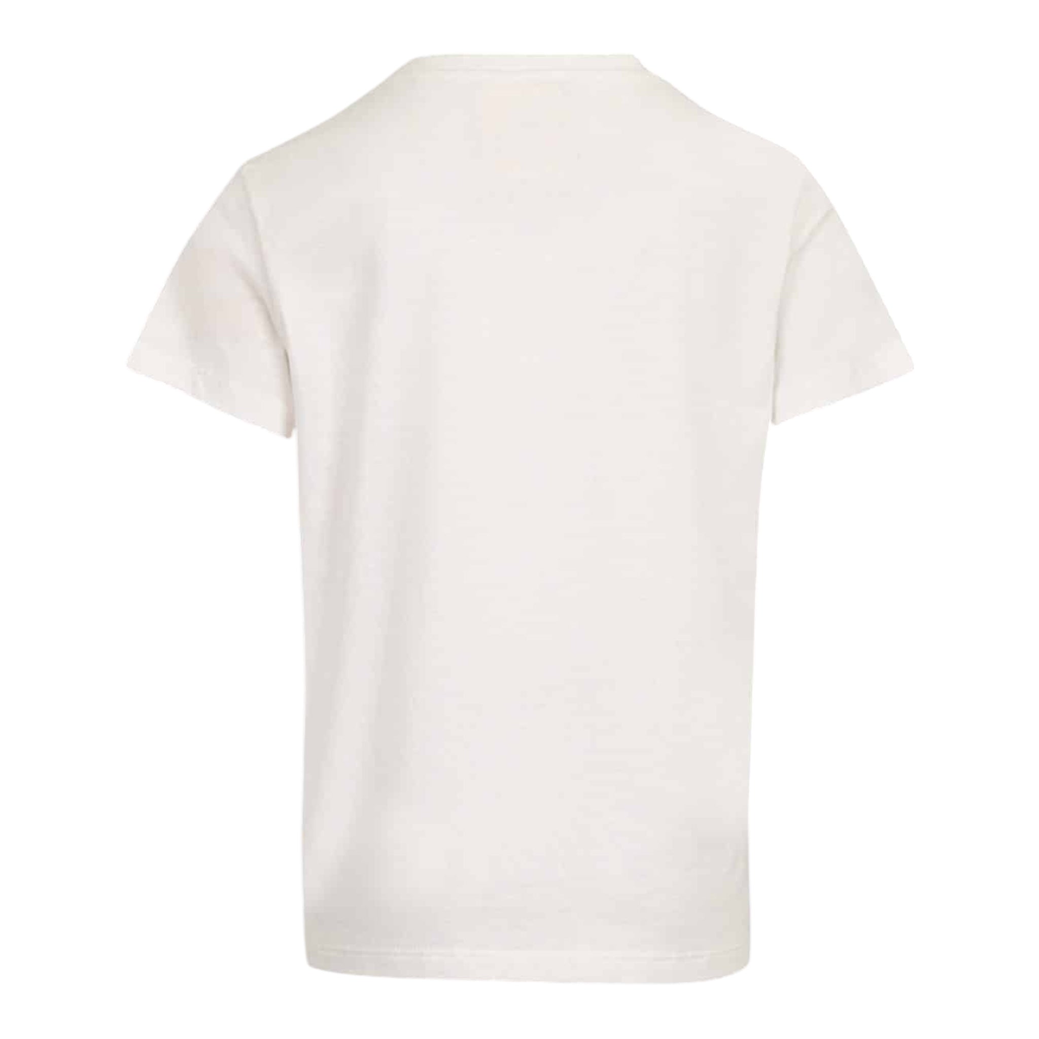 Dou Dou T-Shirt Girocollo Tinta Unita con Stampa per Bambino DW8P21X BIANCO DOU DOU 