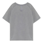 Dou Dou T-Shirt Girocollo Tinta Unita per Bambina DW8P51X GRIGIO DOU DOU 