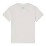 Dou Dou T-Shirt Girocollo Tinta Unita con Stampa per Bambina DW8P81 BIANCO DOU DOU 