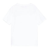 Dsquared2 T-Shirt Girocollo Tinta Unita con Stampa Logo per Bambino BW8P11 BIANCO DSQUARED2 