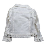 Dsquared2 Giubbino Tinta Unita In Denim per Neonato DQ041G BIANCO DSQUARED2 