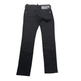Dsquared2 Jeans Tinta Unita 5 Tasche per Bambino DQ1340D00IW NERO DSQUARED2 