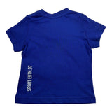 Dsquared2 T-Shirt Girocollo tinta unita con Stampa Blu per Neonato DQ1540 BLU DSQUARED2 