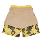 Dsquared2 Bermuda Tinta Unita con Finto Doppio Bermuda per Bambino DQ2280 BEIGE DSQUARED2 