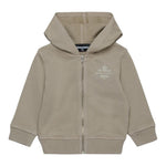 Dsquared2 Felpa Tinta Unita con Zip E Cappuccio per Neonato DQ2863 BEIGE DSQUARED2 