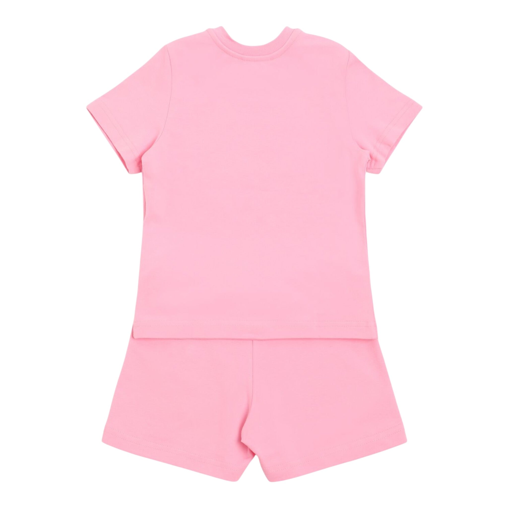 Dsquared2 Completo 2 Pezzi T-Shirt-Short tinta unita Rosa per Neonata DQ2877 ROSA DSQUARED2 