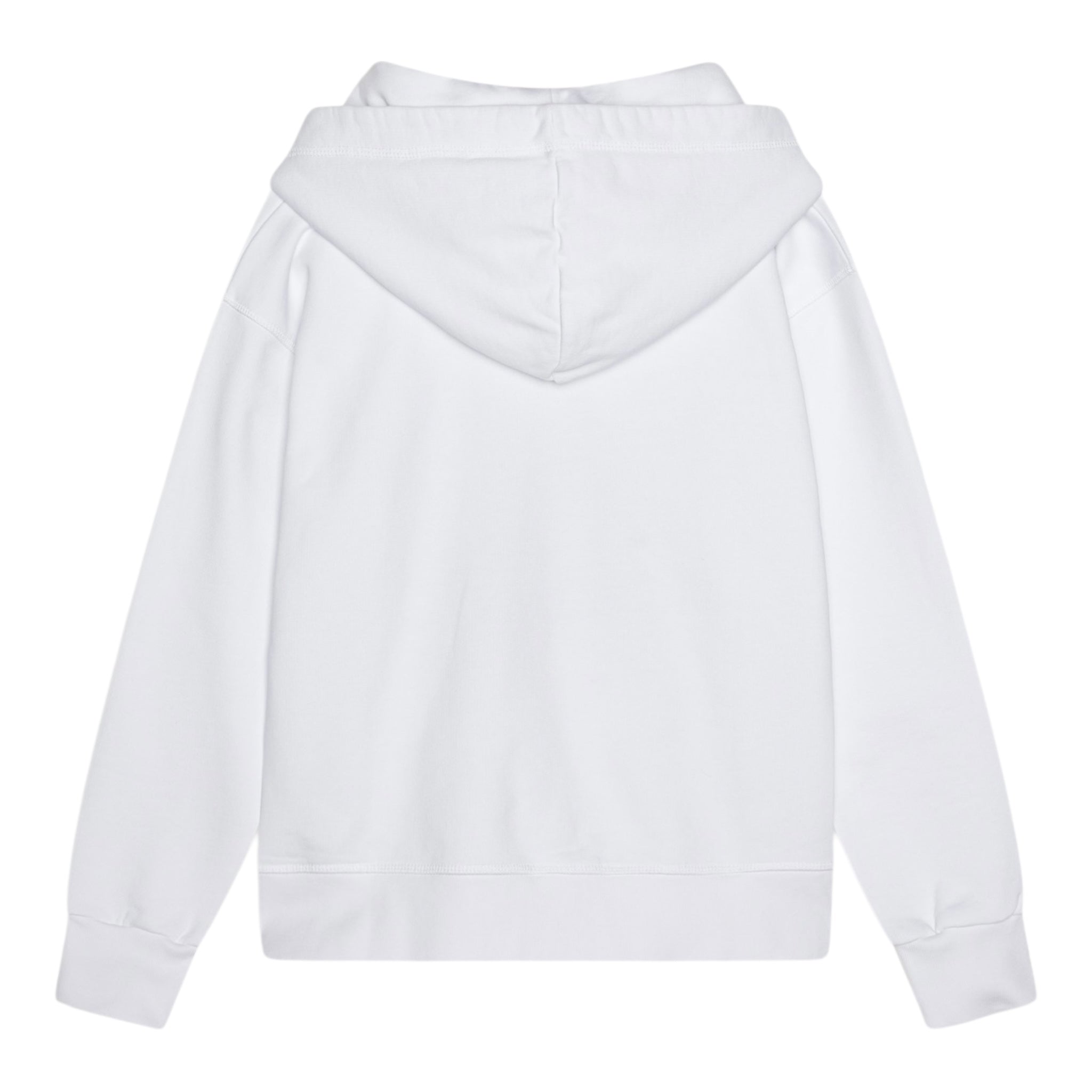 Dsquared2 Felpa Chiusa con Cappuccio Tinta Unita con Stampa,Collaborazione con Invicta per Bambino DQ2907 BIANCO DSQUARED2 