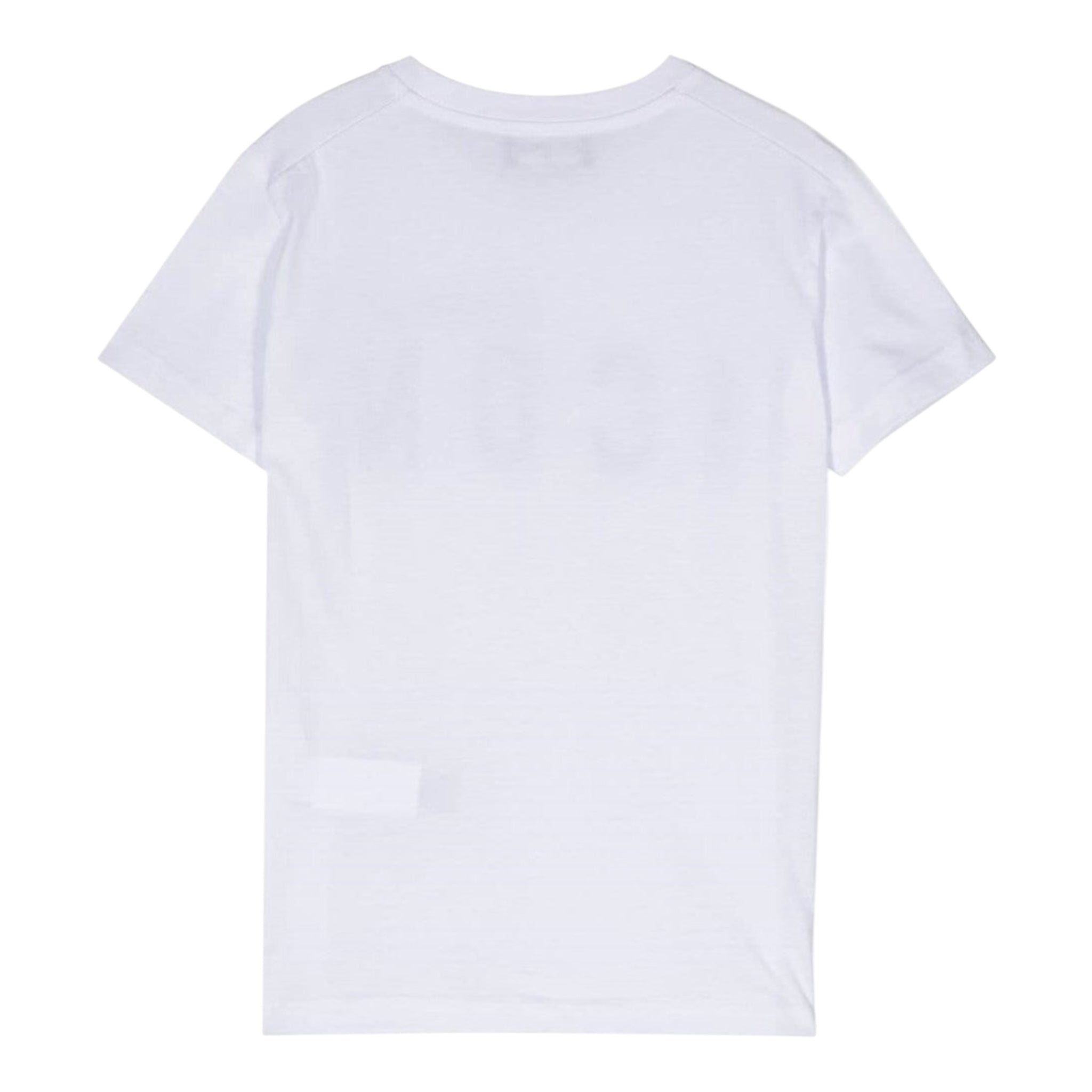 Dsquared2 T-Shirt Girocollo Tinta Unita con Stampa per Neonato DQ2968 BIANCO DSQUARED2 