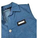 Duepuntozero Camicia Tinta Unita In Denim  per Bambina SMAD3 BLU DUEPUNTOZERO 