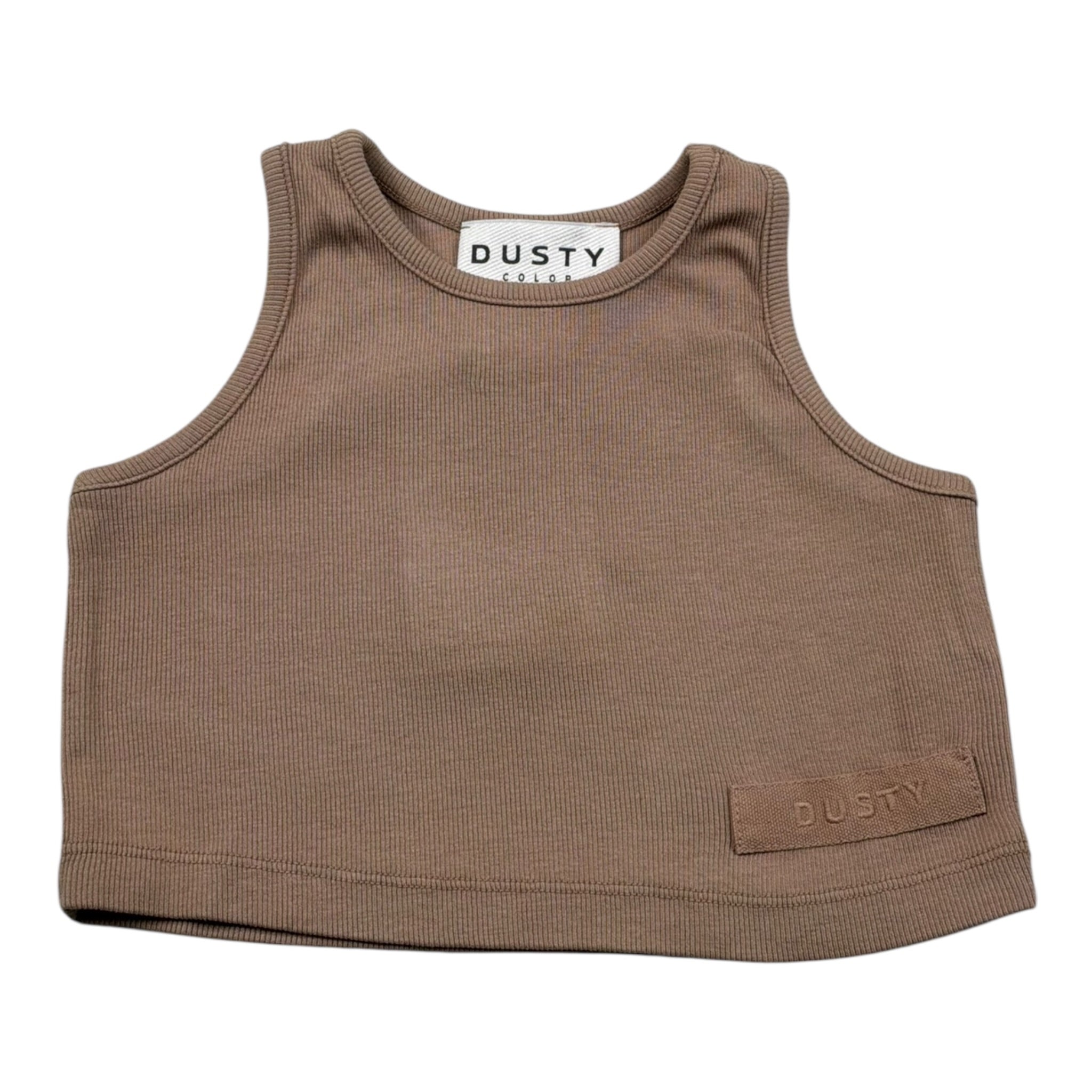 Dusty Color Top Giromanica Tinta Unita per Neonata DJWS5010CNN BEIGE DUSTY COLOR 