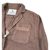 Dusty Color Camicia Manica Lunga Tinta Unita per Bambino DJWS5017OS MARRONE DUSTY COLOR 