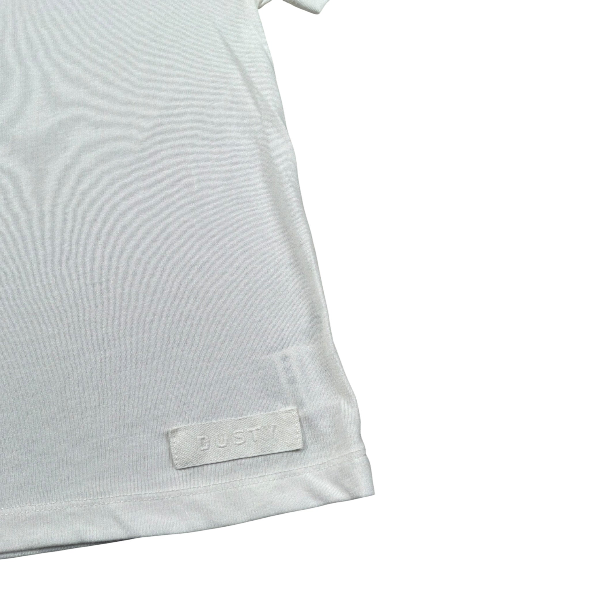 Dusty Color T-Shirt Girocollo Tinta Unita  per Bambino DUXS5028TS BIANCO DUSTY COLOR 