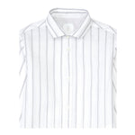 Eleventy Camicia Tinta Unita Fantasia A Righe per Bambino EW5P30X BIANCO ELEVENTY 