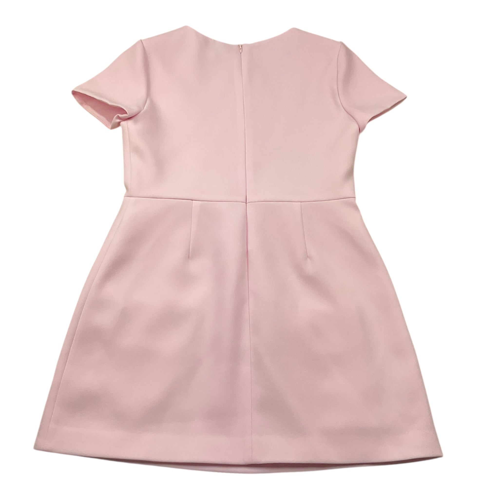 Elisabetta Franchi Abito Giromanica Tinta Unita con Bottoni In Contrasto per Bambina EFAB584X ROSA ELISABETTA FRANCHI 