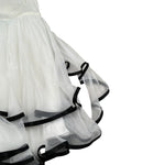 Elisabetta Franchi Abito Bretelline Tinta Unita con Tulle per Bambina EFAB594 BIANCO ELISABETTA FRANCHI 