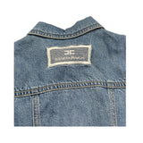 Elisabetta Franchi camicia Manica Lunga Tinta Unita In Denim per Bambina EFGB123XX AZZURRO ELISABETTA FRANCHI 