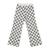 Elisabetta Franchi Pantalone Tinta Unita Modello Palazzo per Bambina EFPA230 PANNA ELISABETTA FRANCHI 