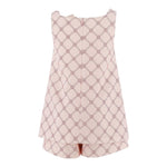 Elisabetta Franchi Abito Giromanica Tinta Unita con Stampa per Bambina EFTA099 ROSA ELISABETTA FRANCHI 