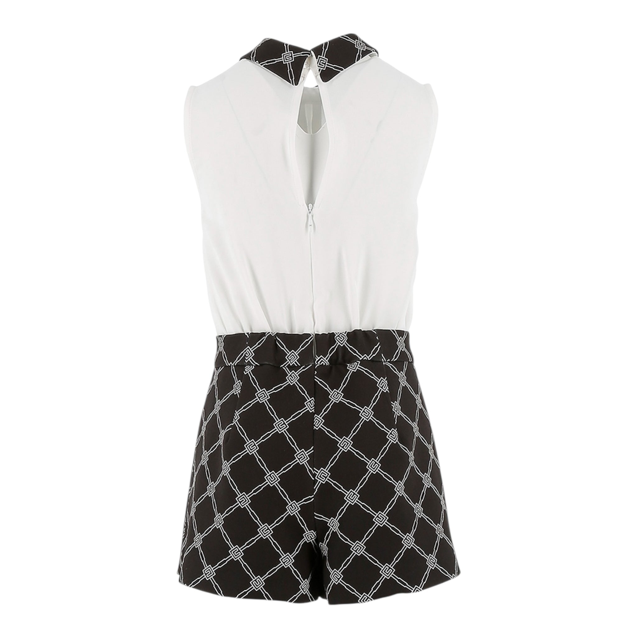 Elisabetta Franchi Tuta Giromanica Bicolore per Bambina EFTA100XX BIANCO/NERO ELISABETTA FRANCHI 