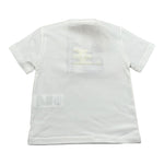 Elisabetta Franchi T-Shirt Girocollo Tinta Unita con Logo per Bambina EFTS185 BIANCO ELISABETTA FRANCHI 