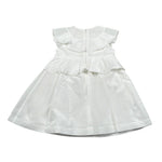Elisabetta Franchi Abito Tinta Unita con Rouches per Neonata EGAB198X BIANCO ELISABETTA FRANCHI 