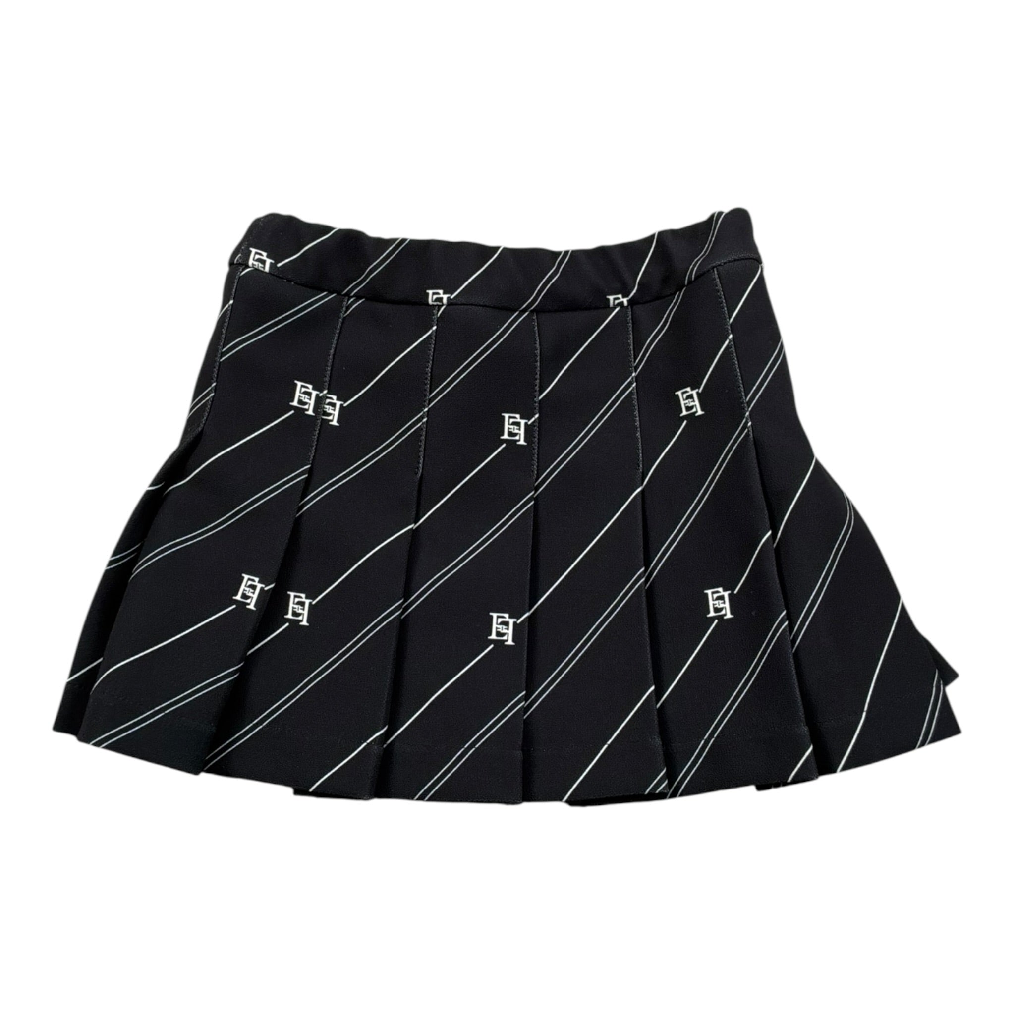 Elisabetta Franchi Gonna Tinta Unita con Stampa per Neonata EGGO043 NERO ELISABETTA FRANCHI 