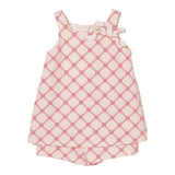 Elisabetta Franchi TUTA Giromanica Tinta Unita con Fantasia per Neonata EGTA008X ROSA ELISABETTA FRANCHI 