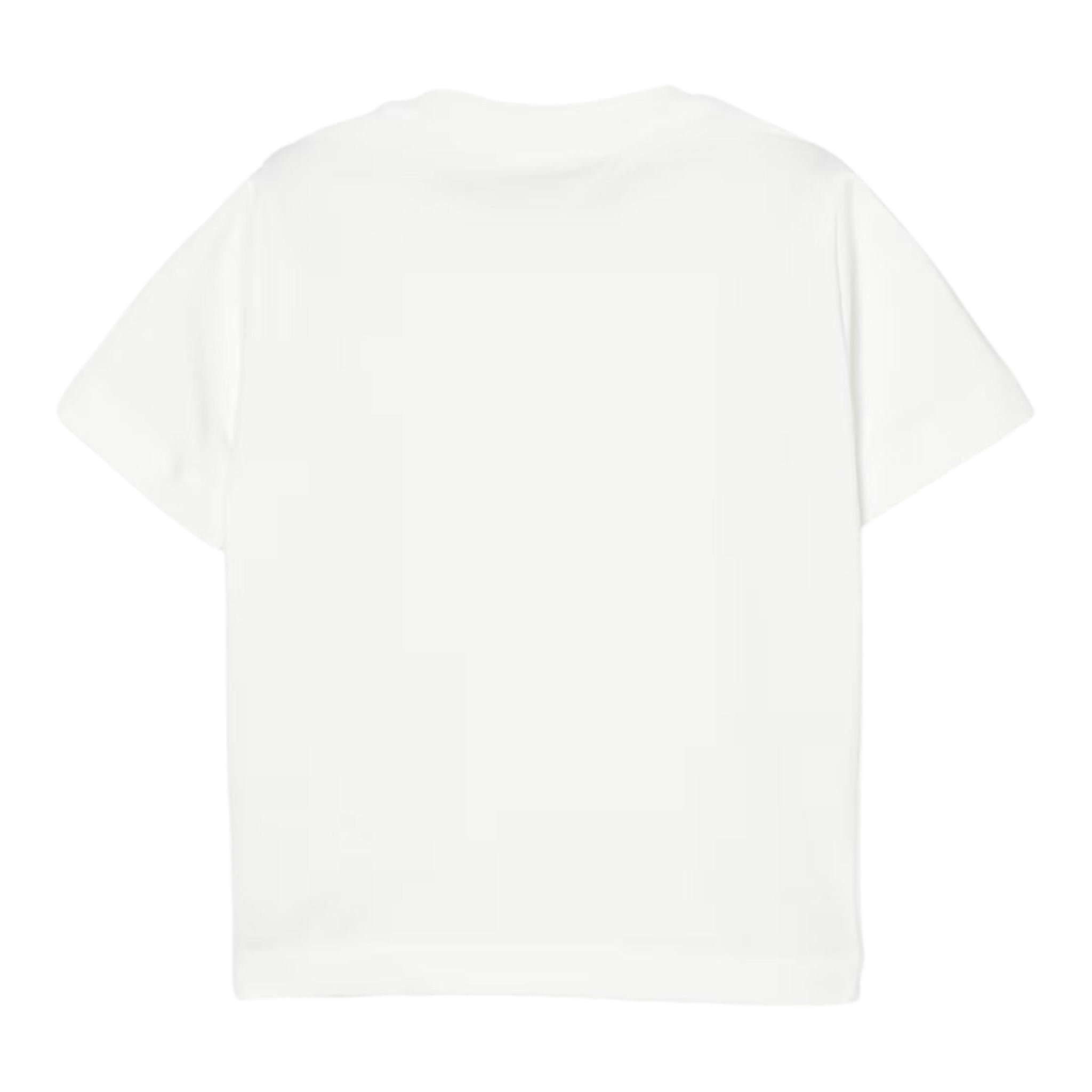 Elisabetta Franchi T-Shirt Girocollo Tinta Unita con Stampa per Neonata EGTS094 BIANCO ELISABETTA FRANCHI 