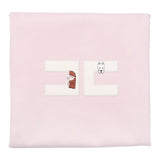 Elisabetta Franchi Coperta Tinta Unita con Logo per Neonata ENCO072 ROSA ELISABETTA FRANCHI 
