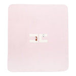 Elisabetta Franchi Coperta Tinta Unita con Logo per Neonata ENCO072 ROSA ELISABETTA FRANCHI 