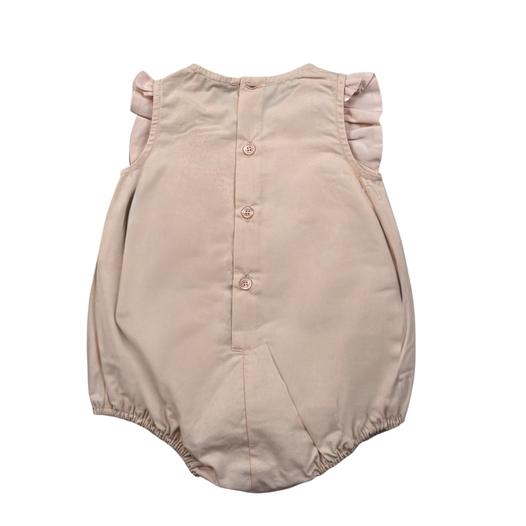 Elisabetta Franchi Pagliaccetto Tinta Unita con Rouches per Neonata ENPG045 ROSA ELISABETTA FRANCHI 