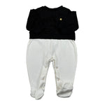 Elisabetta Franchi Tutina Biclore con Stampa per Neonata ENTU107 BIANCO/NERO ELISABETTA FRANCHI 
