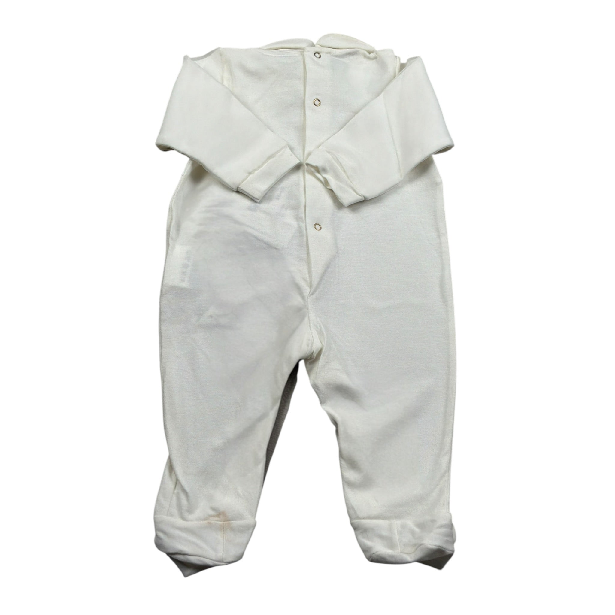 Elisabetta Franchi Tutina Manica Lunga tinta unita Bianco per Neonata ENTU50 BIANCO ELISABETTA FRANCHI 