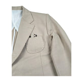 Emanuel Pris Giacca Tinta Unita con Taschino per Bambino EGC1078R BEIGE EMANUEL PRIS 