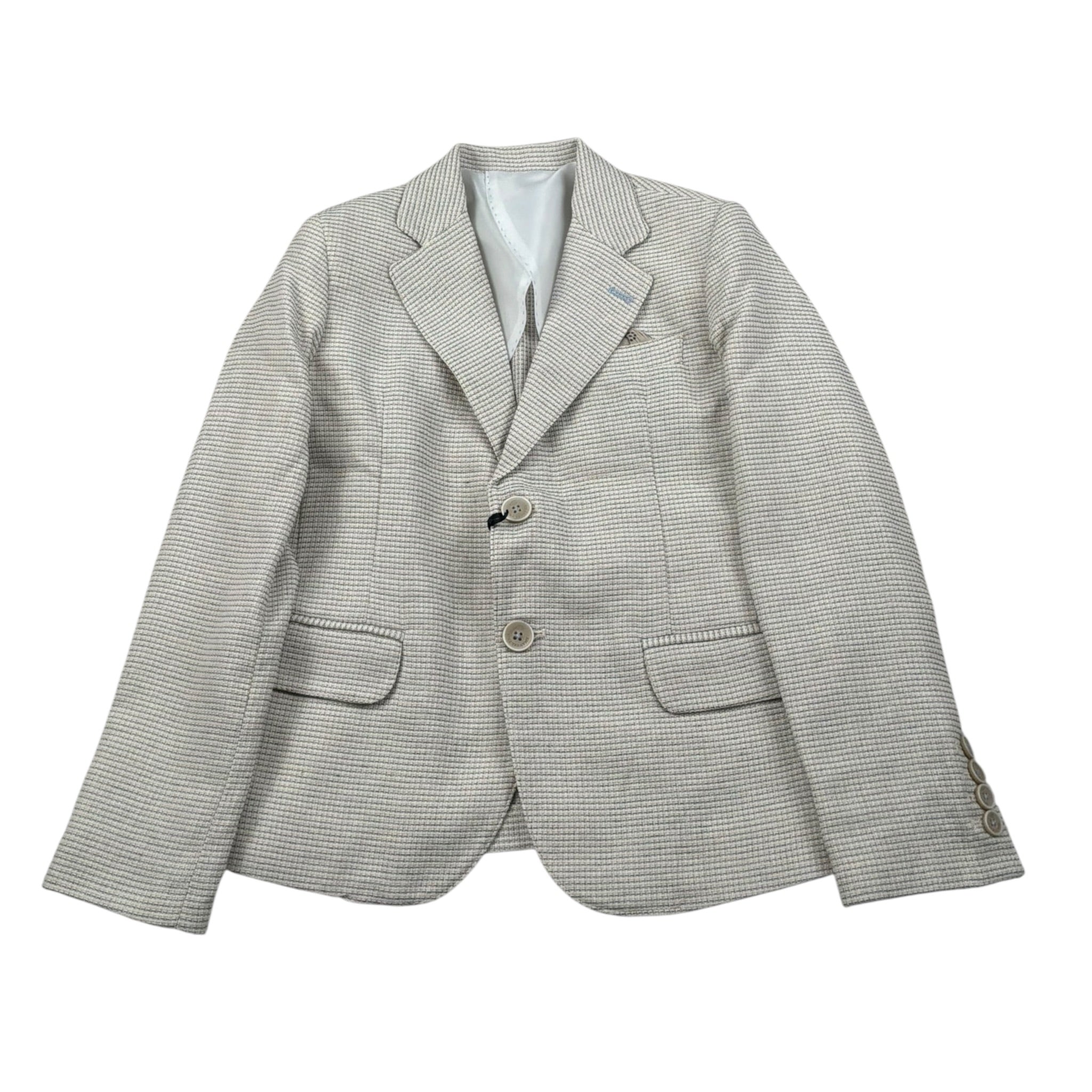 Emanuel Pris Giacca Tinta Unita con Taschino per Bambino EGC1094 BEIGE EMANUEL PRIS 