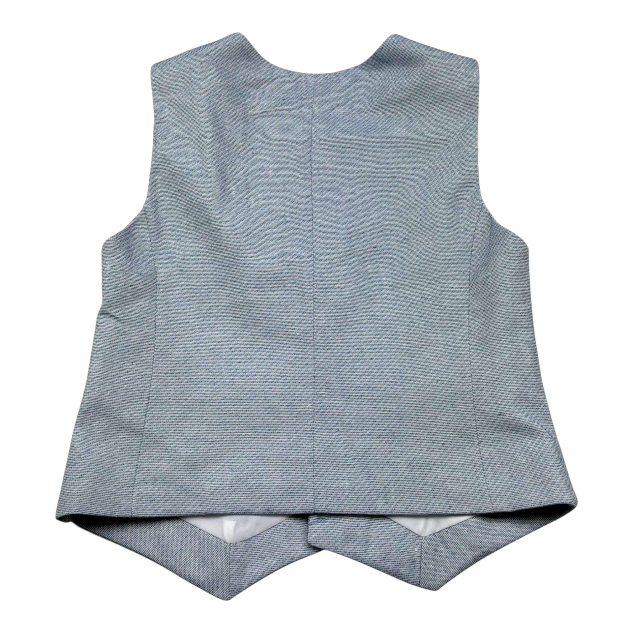 Emanuel Pris Gilet Tinta Unita per Bambino EPC2093R AZZURRO EMANUEL PRIS 