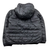 Emc Giubbino Tinta Unita con Cappuccio E Zip per Bambina AV1156 NERO EMC 