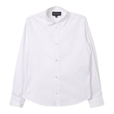 Emporio Armani Camicia Manica Lunga Tinta Unita per Bambino 8N4C09 BIANCO EMPORIO ARMANI 