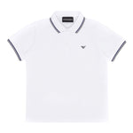 Emporio Armani Polo Mezza Manica Tinta Unita per Bambino 8N4FB3X BIANCO EMPORIO ARMANI 