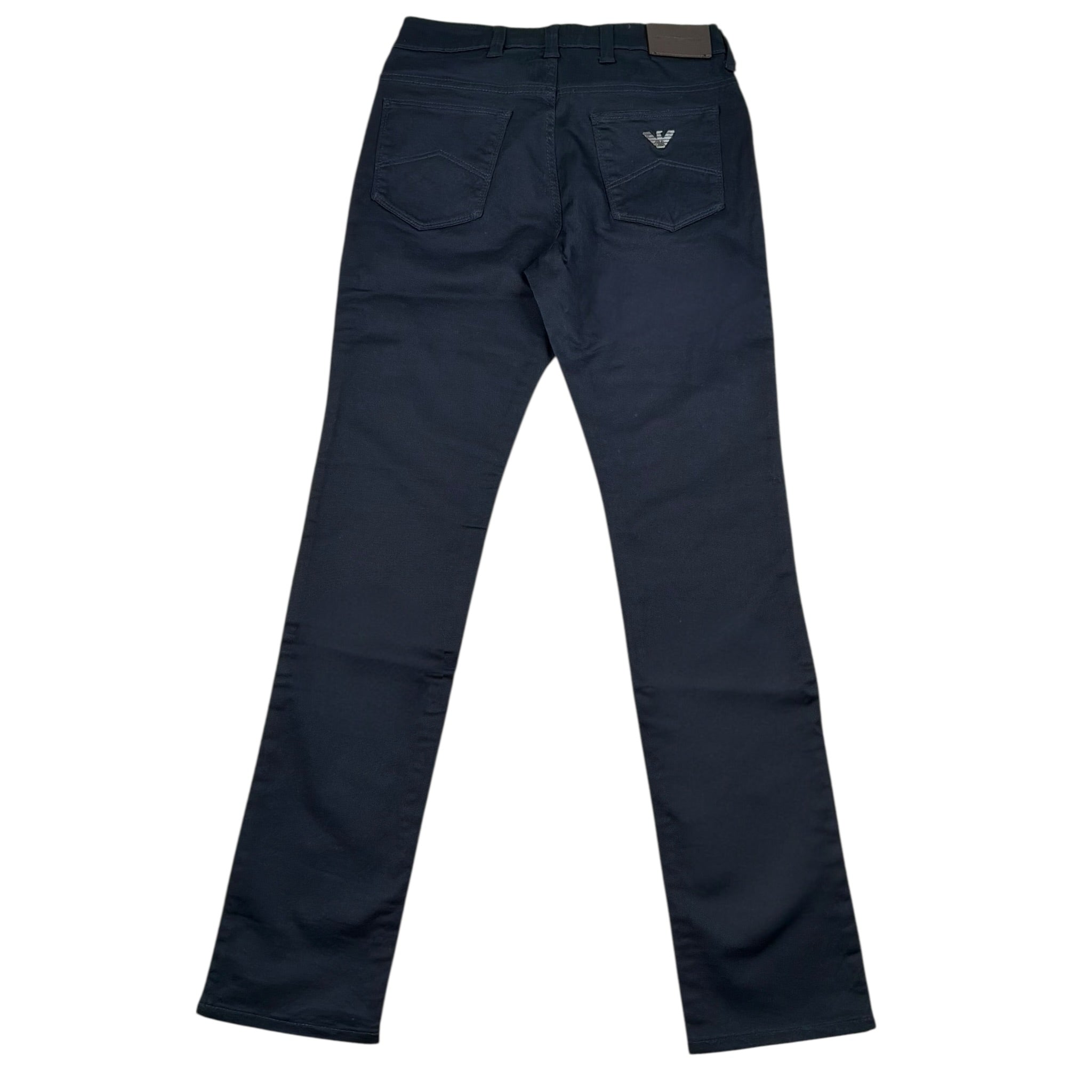 Emporio Armani Pantalone Tinta Unita con Logo per Bambino 8N4J06X BLU EMPORIO ARMANI 