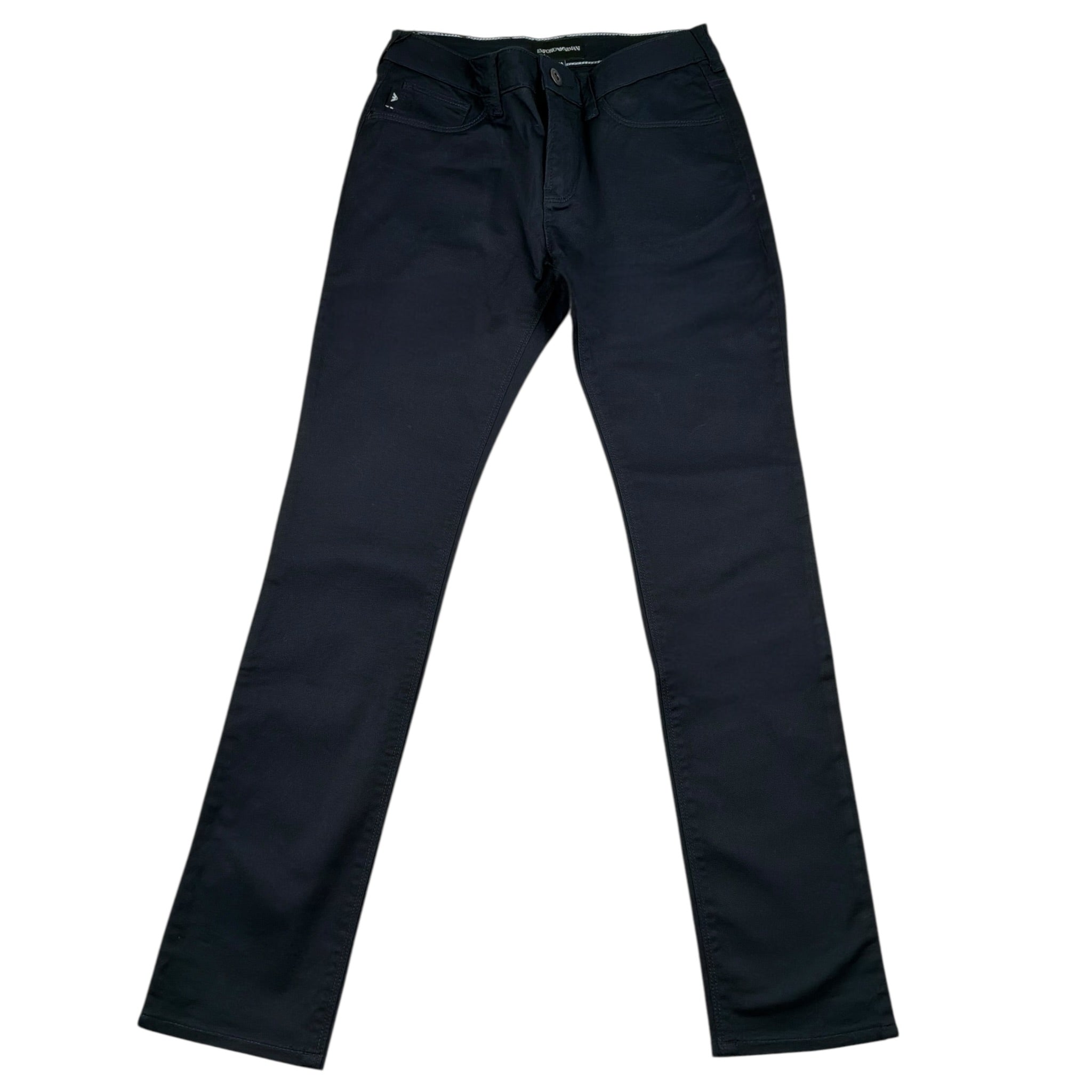 Emporio Armani Pantalone Tinta Unita con Logo per Bambino 8N4J06X BLU EMPORIO ARMANI 