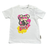 F**K T-Shirt Girocollo Tinta Unita con Stampa per Neonato FJ224203WH BIANCO F**K 
