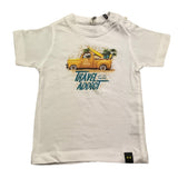 F**K T-Shirt Girocollo Tinta Unita con Stampa per Neonato FJ234201WH BIANCO F**K 