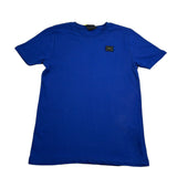 F**K T-Shirt Girocollo Tinta Unita con Stampa per Bambino FJ2450038RY BLU F**K 