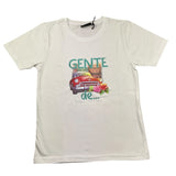 F**K T-Shirt Girocollo Tinta Unita con Stampa per Neonato FJ25J01TS87WHN BIANCO F**K 